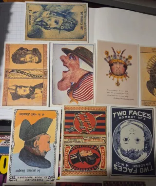 Postales reversibles vintage Tobacciana