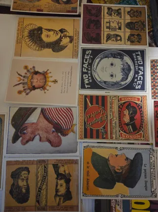 Postales reversibles vintage Tobacciana