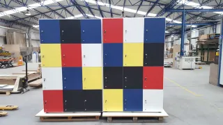 TAQUILLA MELAMINA CANTEADA 1, 2,3 P/COLUMNA ETC.