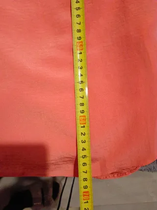 Blusa coral manga volante