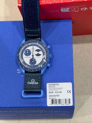 Omega x Swatch MoonSwatch Mission to the Super Blu