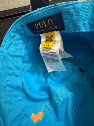 Gorra Polo Ralph Lauren Azul Naranja Nueva