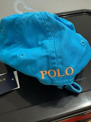 Gorra Polo Ralph Lauren Azul Naranja Nueva