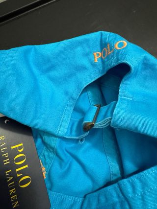 Gorra Polo Ralph Lauren Azul Naranja Nueva