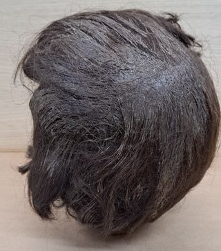 Cabeza de maniquí vintage de escayola