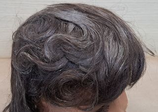 Cabeza de maniquí vintage de escayola