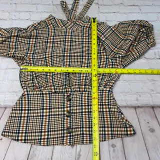 Blusa Zara TRF Mujer Cuadros