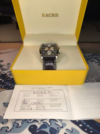 Reloj Racer Rectangular Cronógrafo Full Set