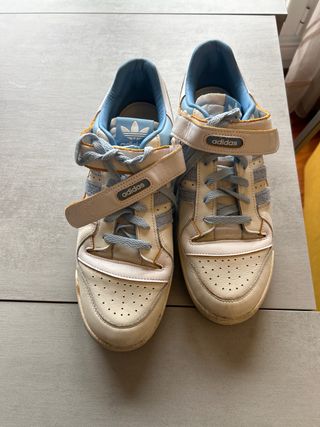 Adidas Forum Zapatillas Blancas y Azules