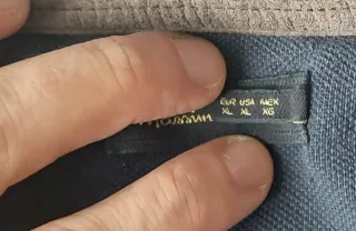 Polo Massimo Dutti manga larga azul XL