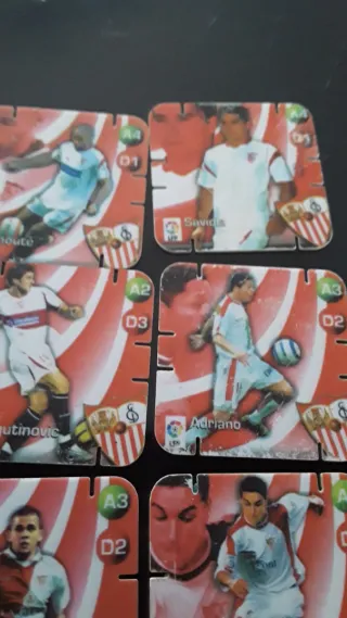 6 Tazos Grefusa Sevilla