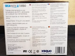 Secadora de Ropa Portátil Secamatic Turbo