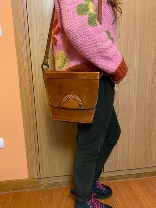 Bolso Pikolinos Cuero Marrón