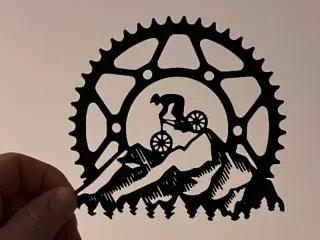 Decorazione Murale Bici Mountain Bike