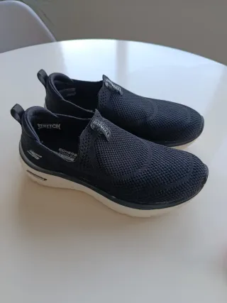 Zapatillas Skechers Mujer Negras/Grises