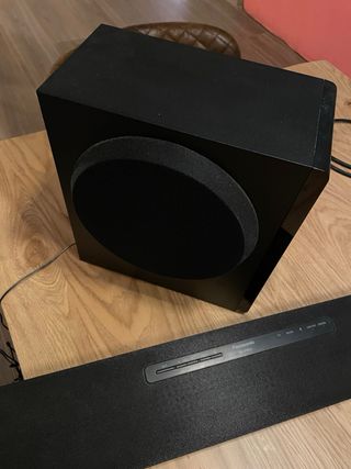 Barra Sonido y Subwoofer Panasonic Negro