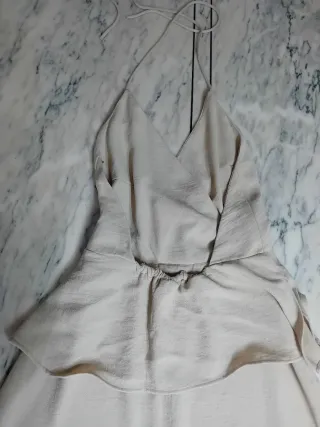 Mono Zara crema halter