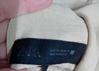 Mono Zara crema halter