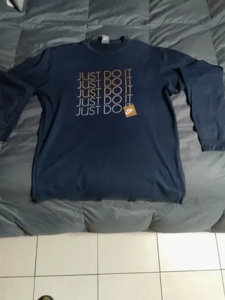 T-shirt Nike Uomo Just Do It blu Oro