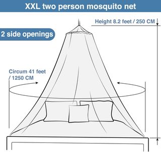Mosquitera XXL Universal Backpackers