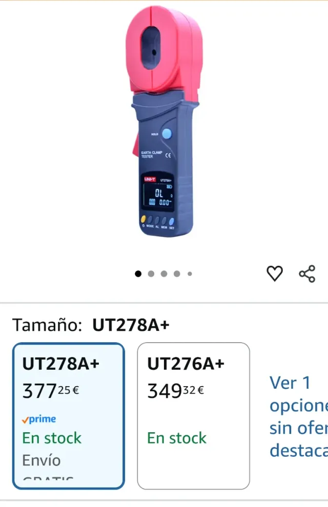 UNI-T UT278A+ Probador Tierra