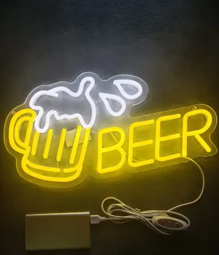 Lampada Neon LED "BEER"