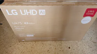 TV LG 43" 4K Smart TV NUEVA sin abrir (webOS, HDR)