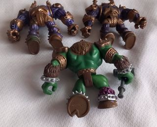 Lote 3 Figuras Acción Medieval