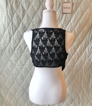 Chaleco negro talla única