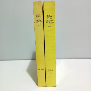 Paul Henri Spaak Combats inachevés