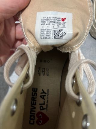 Converse x CDG Play Chuck Taylor Talla 35