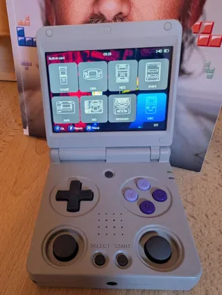 Anbernic Rg34XX SP firmada Alexey Pajitnov Tetris