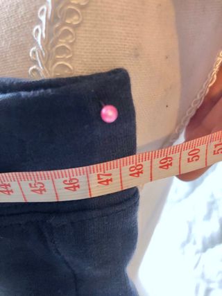 Pantalón corto azul con cordón