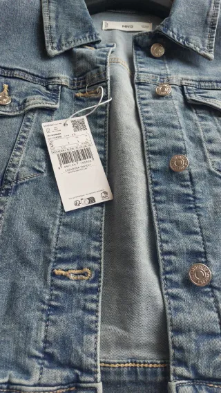 Cazadora vaquera Mango Talla S. Nueva