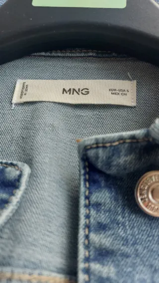 Cazadora vaquera Mango Talla S. Nueva