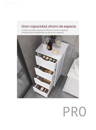 Armario de baño, de Almacenamiento de Pie