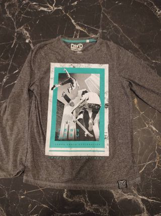 Lotto 5 maglie manica lunga bimbo 10-12a vari bran