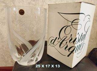 Jarrón Cristal d'Arques 25x17x13