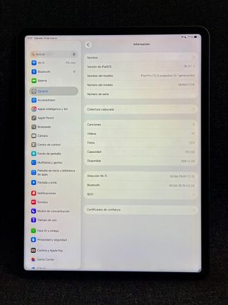 iPad Pro 12,9 5ª Gen M1 128GB