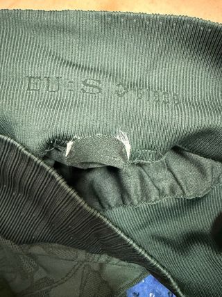 Leggings verdes con estampado floral