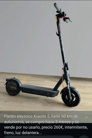 Patinete Eléctrico Xiaomi 5