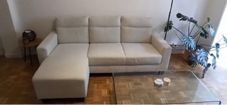 Sofá Chaiselongue Ikea 3 Plazas Beige