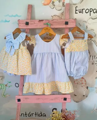 Jesusito bebé niña estampado floral