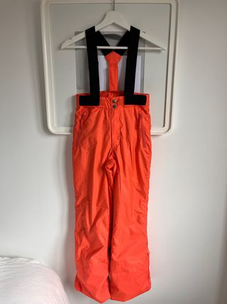 Pantalón de esquí infantil naranja