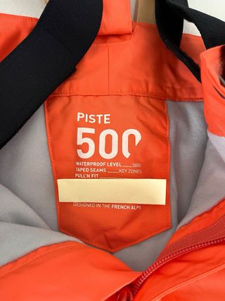 Pantalón de esquí infantil naranja