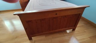 Dormitorio Juvenil Pino Macizo Rústico