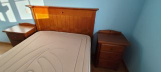 Dormitorio Juvenil Pino Macizo Rústico