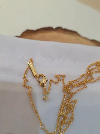 Collar Pandora Baño Oro 14k