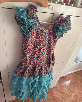 Vestido Flamenca Niña Roney Talla 12 años