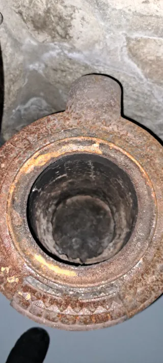 Estufa de leña de hierro fundido